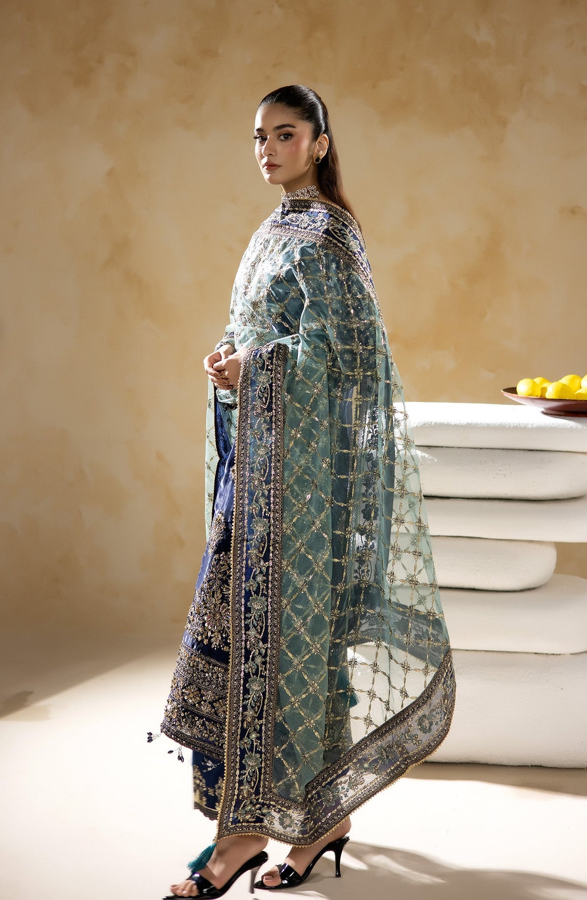 Imrozia Premium | Aurelia Formals 26 | JF-41 A Astra - Formal Dress - available at Maria Faisal in UK and USA.