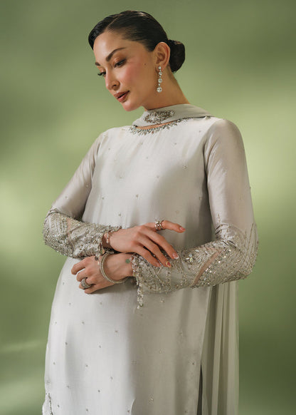 Jeem | Celestial Luxe Formals | AURA GREY - Formal Dress - available at Maria Faisal in UK and USA.