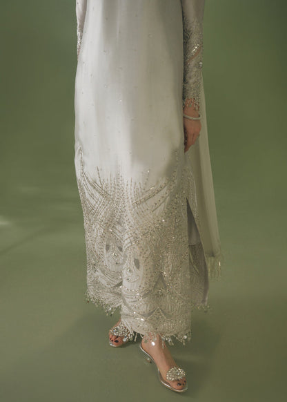 Jeem | Celestial Luxe Formals | AURA GREY - Formal Dress - available at Maria Faisal in UK and USA.