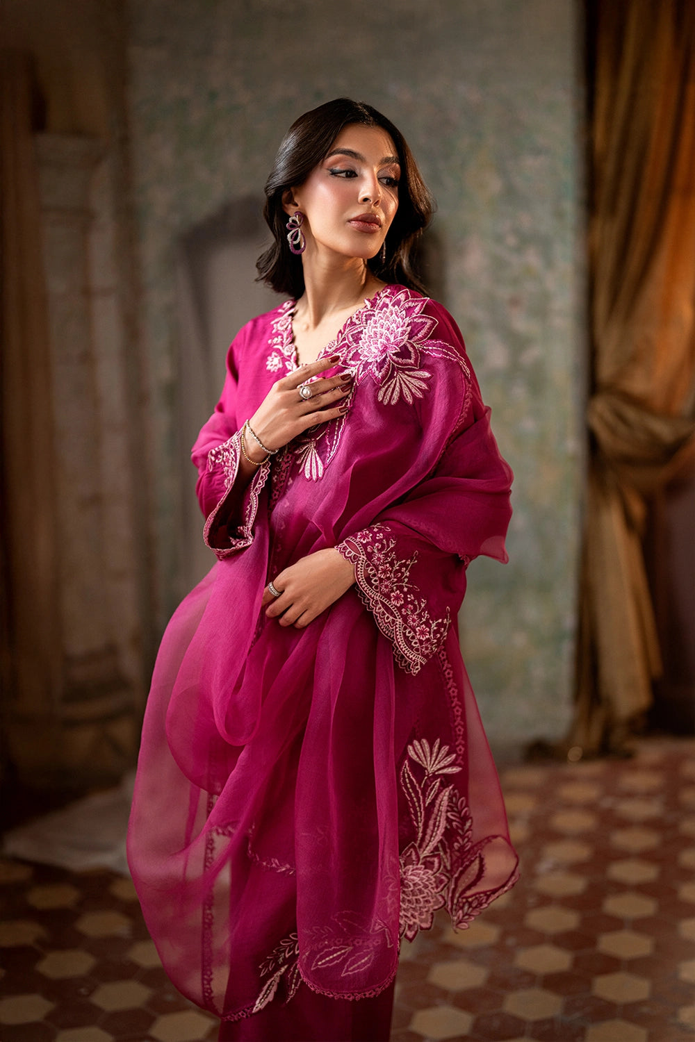 Azure | Vogue Formals | Aurora - Formal Dress - available at Maria Faisal in UK and USA.