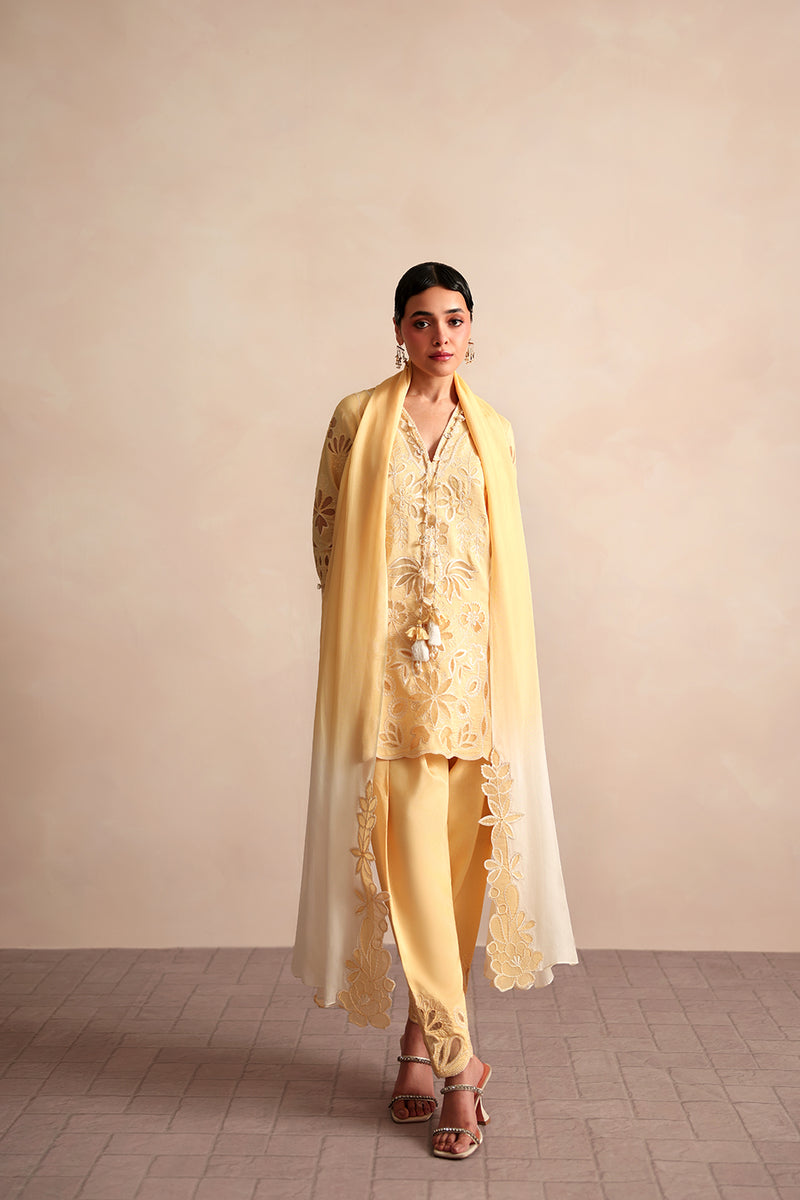 Saira Rizwan | Lael Silk Edit 26 | AVELIA-SRLC26-01 - Luxury Dress - available at Maria Faisal in UK and USA.