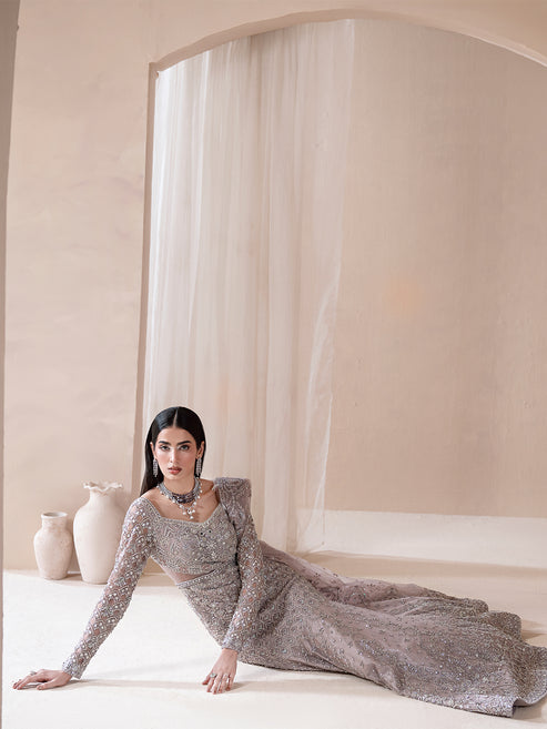 Epoque | Reve Luxury Formals | Aveline - Formal Dress - available at Maria Faisal in UK and USA.