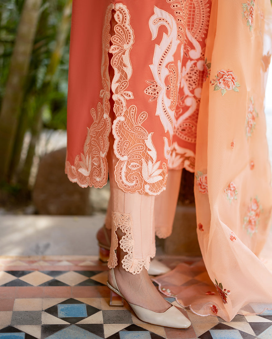 Mushq | Astoria Lawn 26 |Avienne - Luxury Dress - available at Maria Faisal in UK and USA.