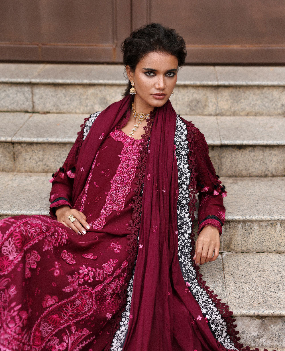 Republic Womenswear | Lilas Lawn 26 | Azari - Luxury Dress - available at Maria Faisal in UK and USA.
