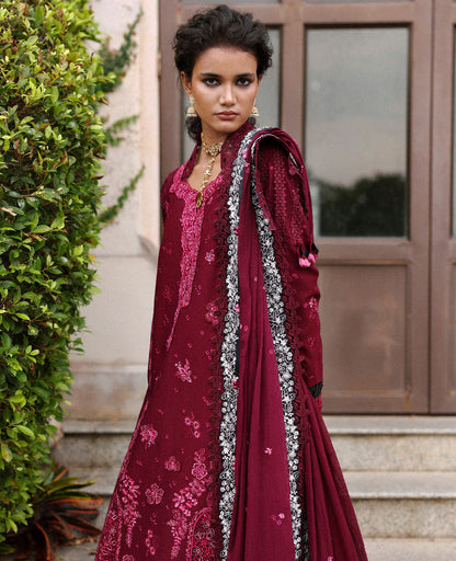 Republic Womenswear | Lilas Lawn 26 | Azari - Luxury Dress - available at Maria Faisal in UK and USA.