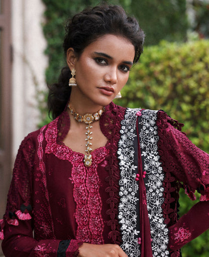Republic Womenswear | Lilas Lawn 26 | Azari - Luxury Dress - available at Maria Faisal in UK and USA.