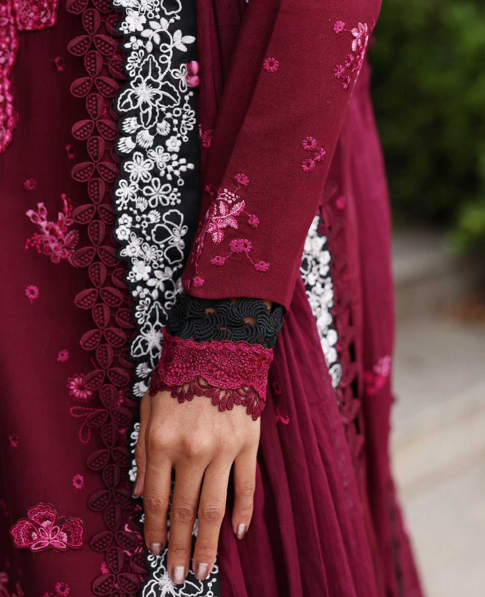 Republic Womenswear | Lilas Lawn 26 | Azari - Luxury Dress - available at Maria Faisal in UK and USA.