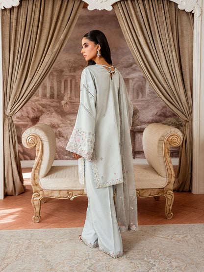 Epoque | Elysia Luxury Pret | Azure - Luxury Dress - available at Maria Faisal in UK and USA.