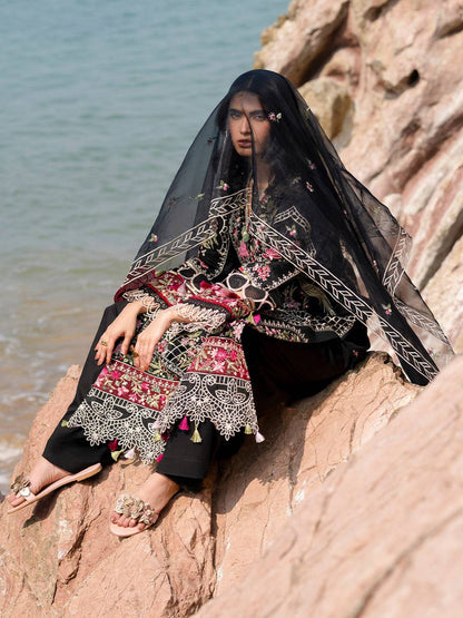 Mahnur | Sirena Luxury Lawn 25 | Azure by Maria Faisal - Registered Vendor of : Mahnur - type : Ladies Clothes - 100% original wedding dresses