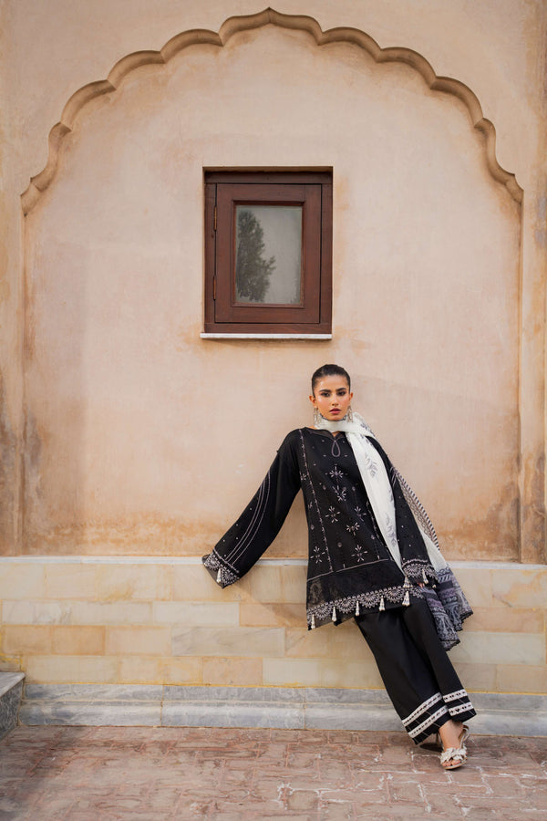 Azzal | Lawn 25 | SABLE - Ladies Clothes - Maria Faisal