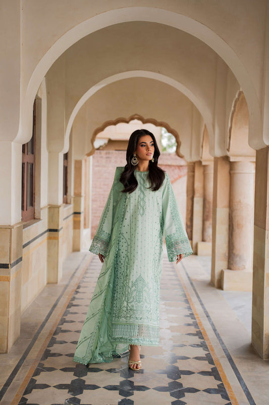 Azzal | Lawn 25 | LIME - Ladies Clothes - Maria Faisal
