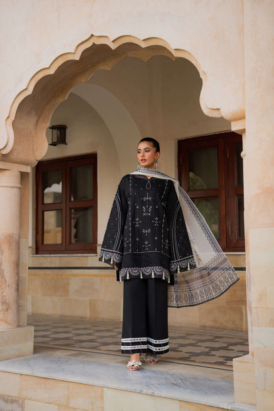 Azzal | Lawn 25 | SABLE - Ladies Clothes - Maria Faisal