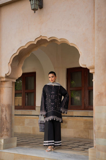 Azzal | Lawn 25 | SABLE - Ladies Clothes - Maria Faisal