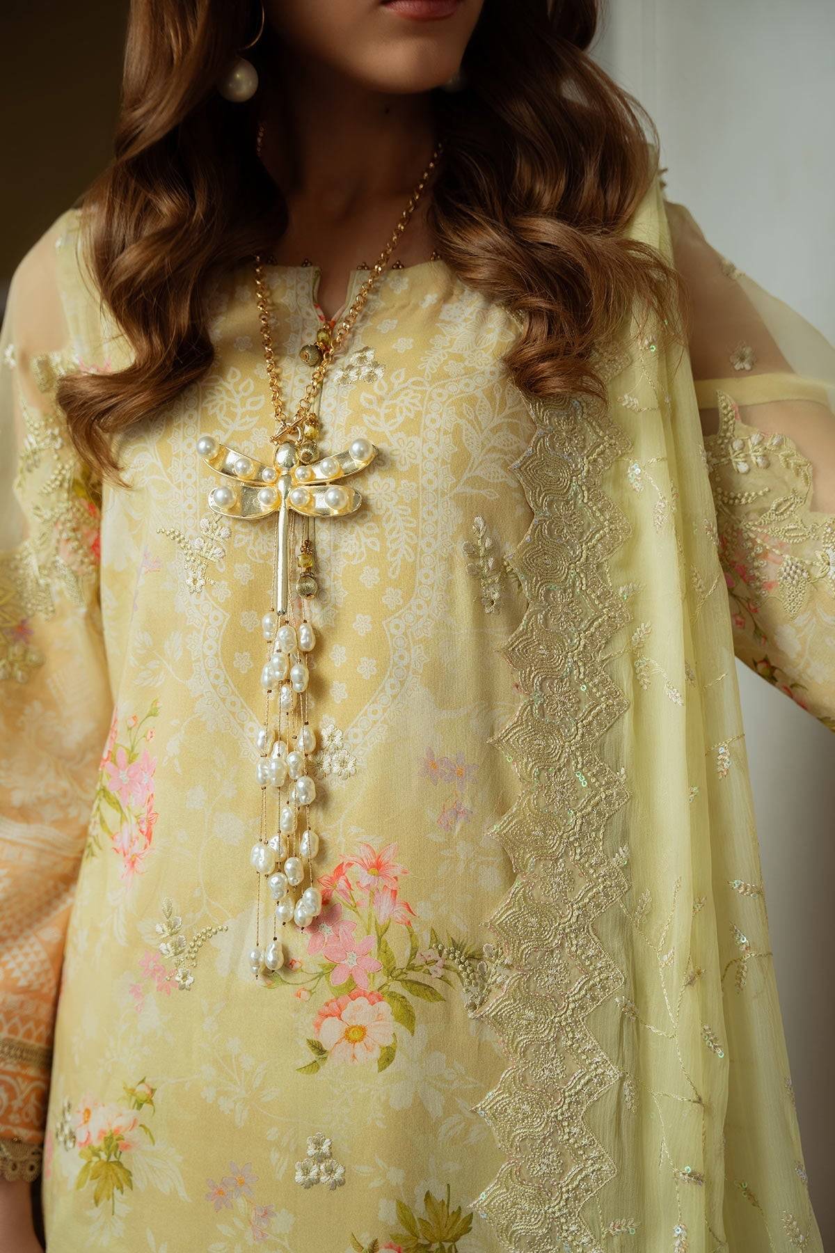 Nureh | Maya Swiss Lawn | NS-149 by Maria Faisal - Registered Vendor of : Nureh - type : Ladies Clothes - 100% original wedding dresses