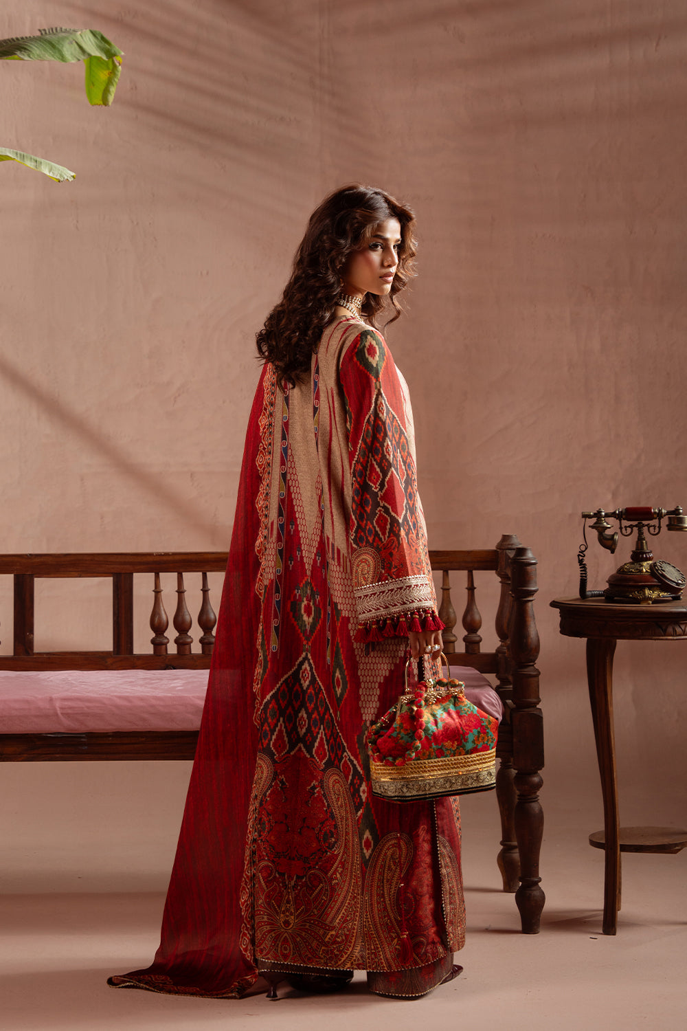 Saira Rizwan | Ramadan Edit 26 | KYRA- SRRSP-26-01 - Dress - available at Maria Faisal in UK and USA.