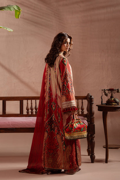 Saira Rizwan | Ramadan Edit 26 | KYRA- SRRSP-26-01 - Dress - available at Maria Faisal in UK and USA.