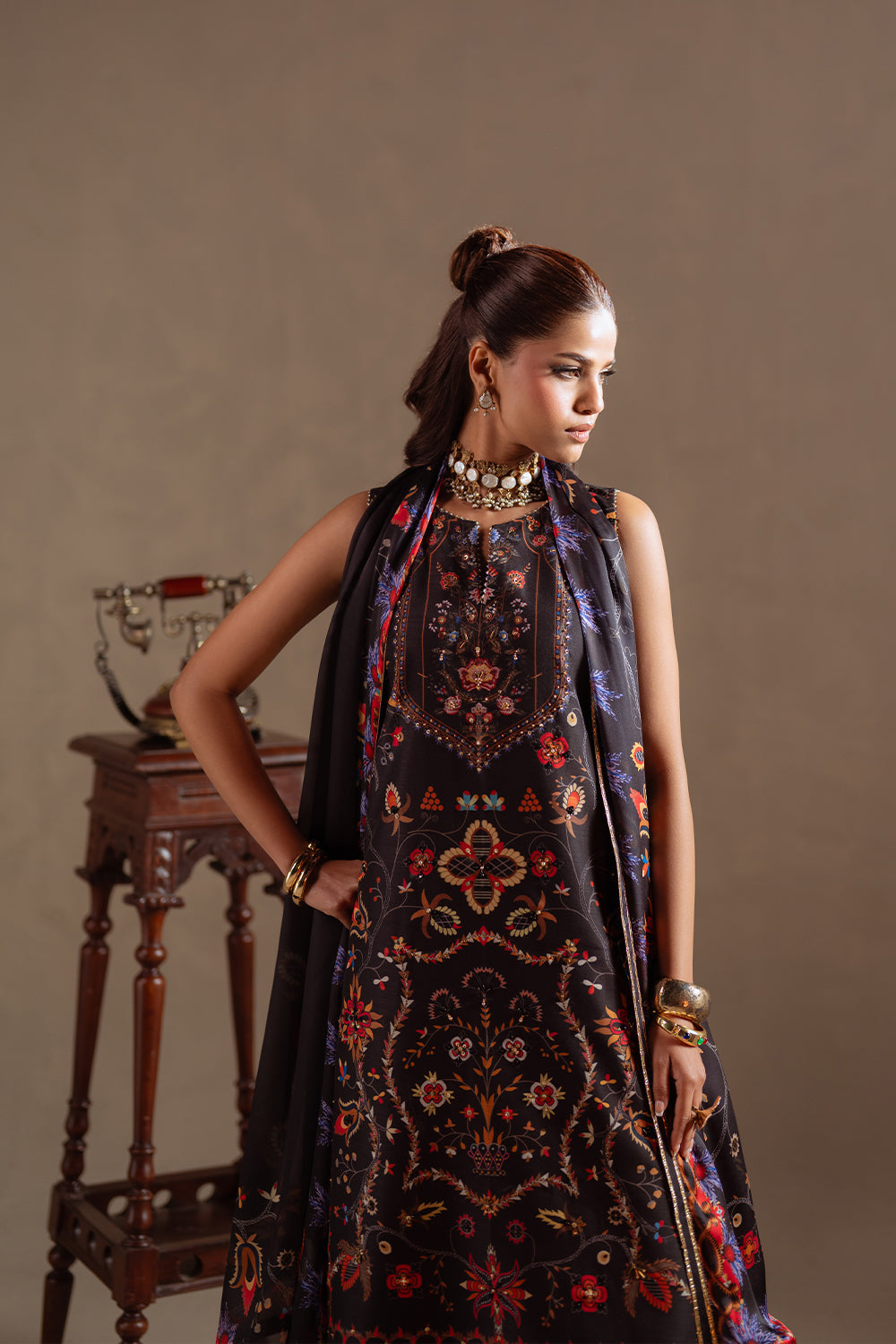 Saira Rizwan | Ramadan Edit 26 | RUHANI- SRRSP-26-03 - Dress - available at Maria Faisal in UK and USA.