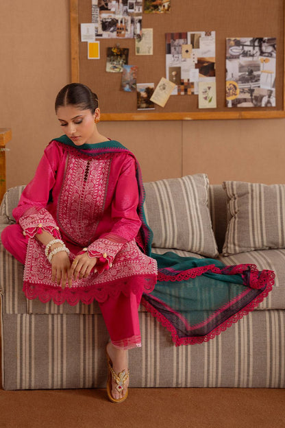 Saira Rizwan | Laanem Summer Lawn 25 | ELARA-A-SRL25-01 by Maria Faisal - Registered Vendor of : Saira Rizwan - type : Ladies Clothes - 100% original wedding dresses