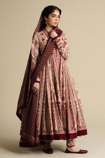 Zara Shahjahan | Anarkali 2025 | Kashmiri by Maria Faisal - Registered Vendor of : Zara Shahjahan - type : Ladies Clothes - 100% original wedding dresses
