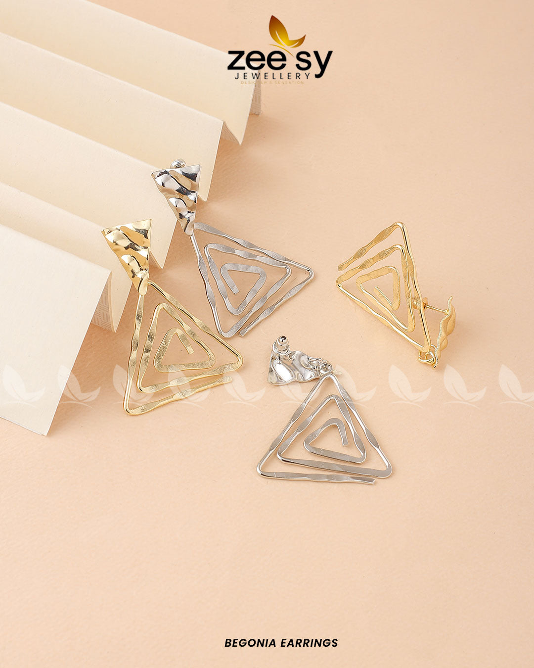 Begonia Earrings - Earrings 