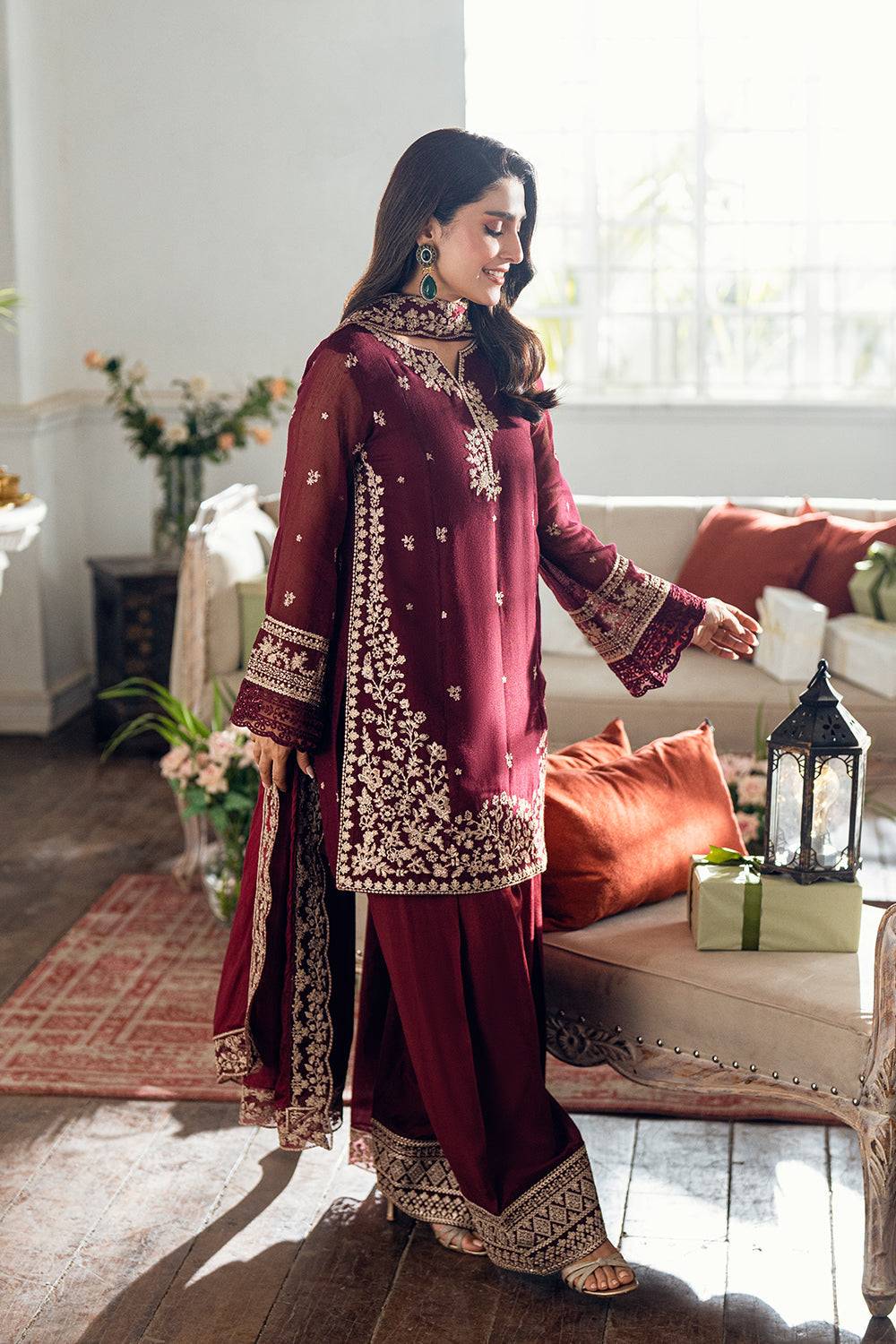 Azure | Vogue Formals | Berry Dusk by Maria Faisal - Registered Vendor of : Azure - type : Ladies Clothes - 100% original wedding dresses