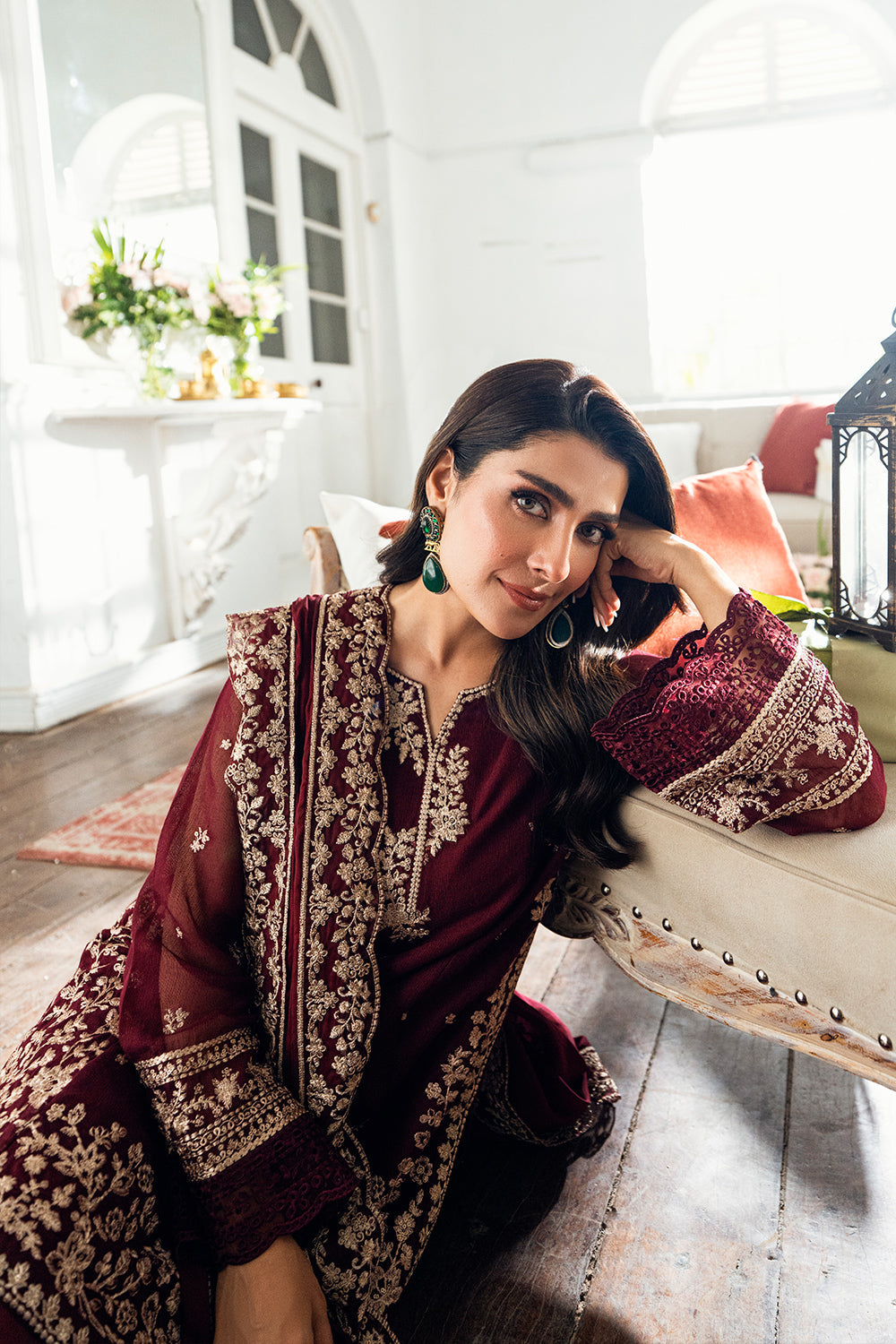 Azure | Luxe Formals | Berry Dusk - Ladies Clothes - Maria Faisal