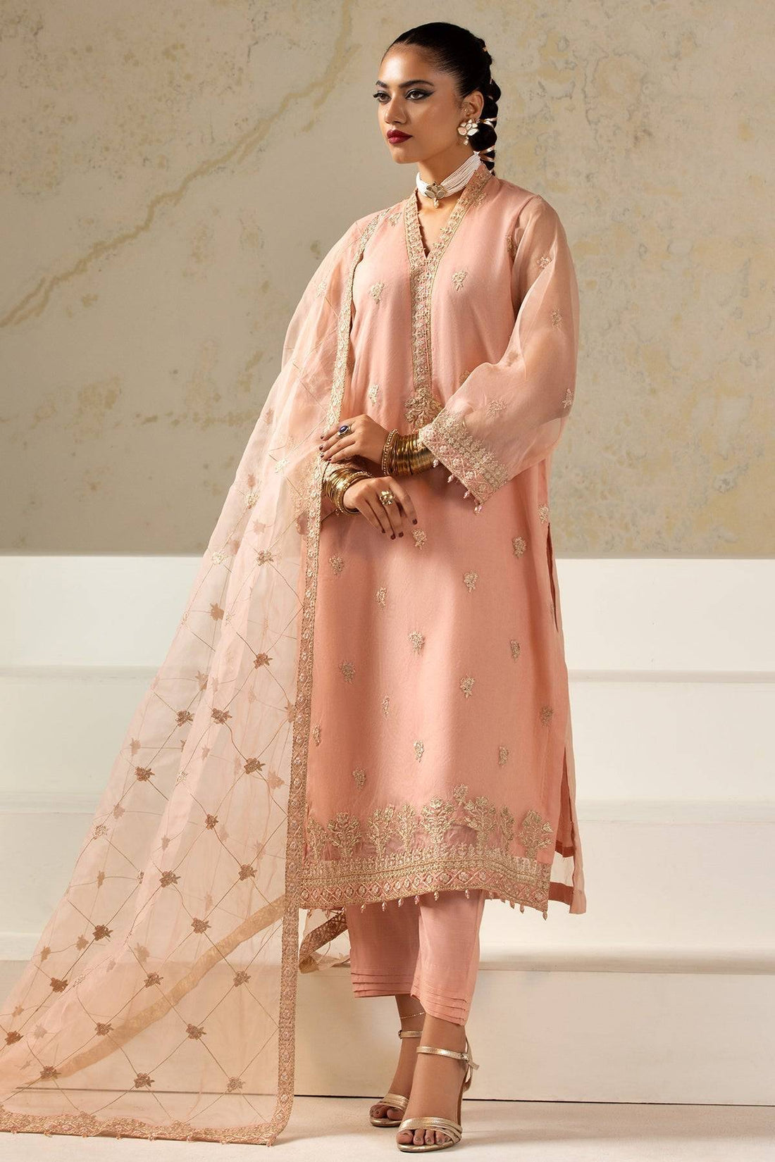 Charizma | Festive Pret | CMA-4-020 by Maria Faisal - Registered Vendor of : Charizma - type : Ladies Clothes - 100% original wedding dresses