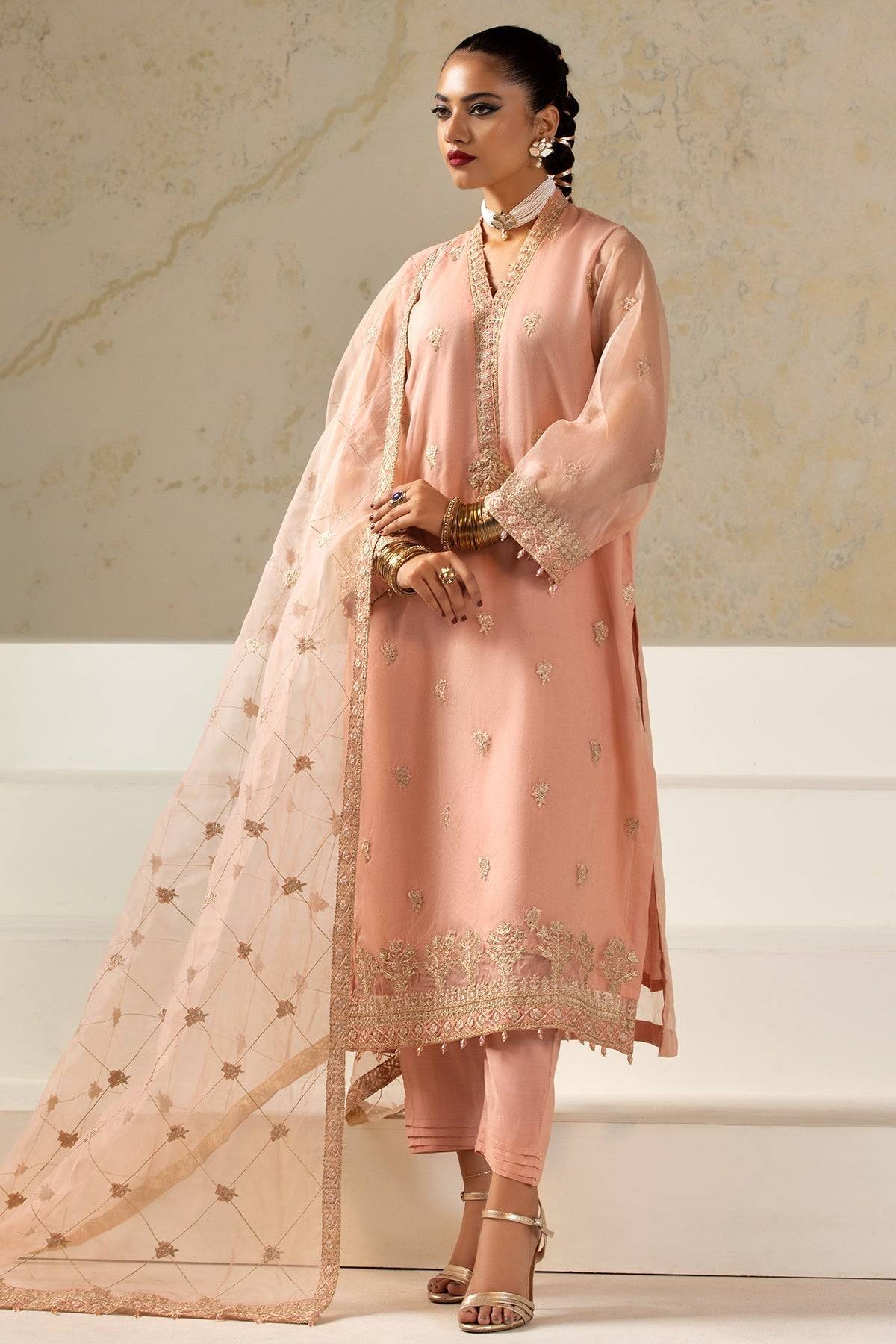 Charizma | Festive Pret | CMA-4-020 by Maria Faisal - Registered Vendor of : Charizma - type : Ladies Clothes - 100% original wedding dresses