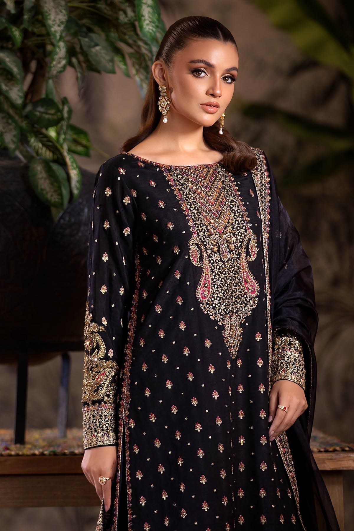 Charizma | Festive Pret | CMA-4-050 BLACK - Ladies Clothes 