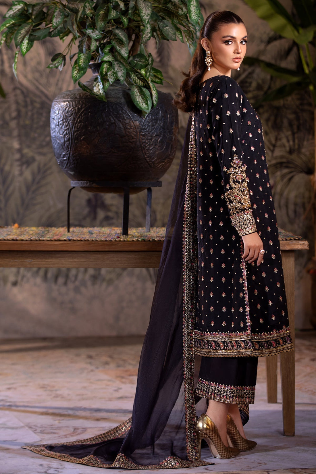 Charizma | Festive Pret | CMA-4-050 BLACK - Ladies Clothes 