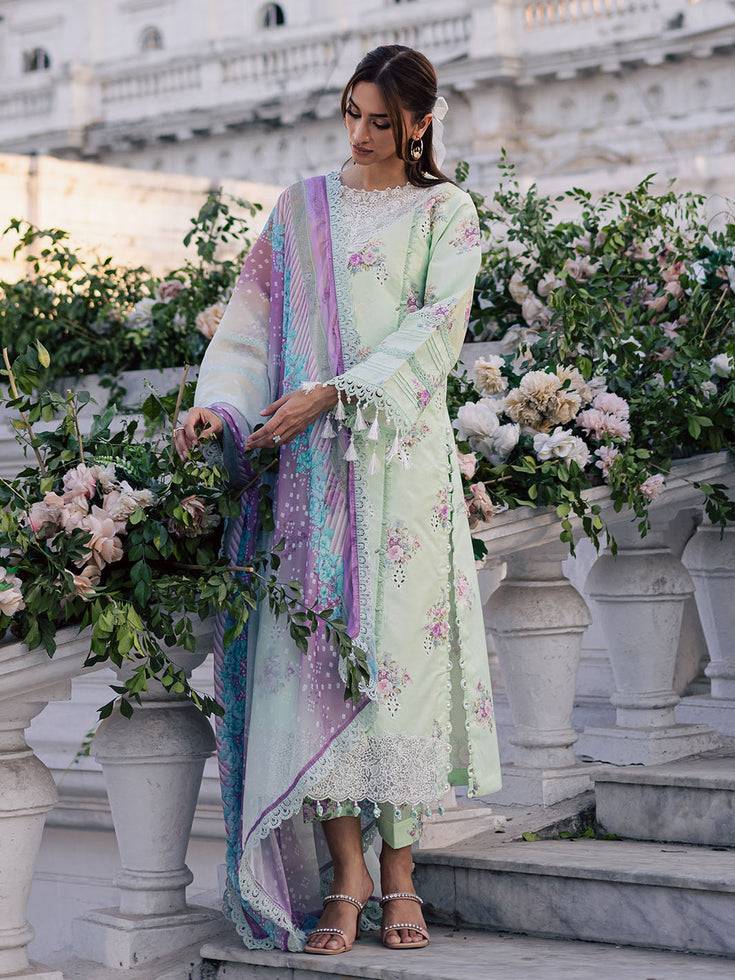 Parishay | IVY Bloom V2 Lawn | BLOOM-11 | 3 PC Lawn by Maria Faisal - Registered Vendor of : Parishay - type : Ladies Clothes - 100% original wedding dresses
