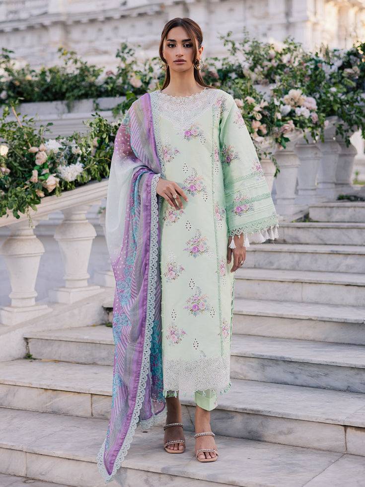 Parishay | IVY Bloom V2 Lawn | BLOOM-11 | 3 PC Lawn by Maria Faisal - Registered Vendor of : Parishay - type : Ladies Clothes - 100% original wedding dresses