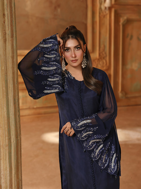 Ain | Sila Formals | BLOOM - Formal Dress - available at Maria Faisal in UK and USA.
