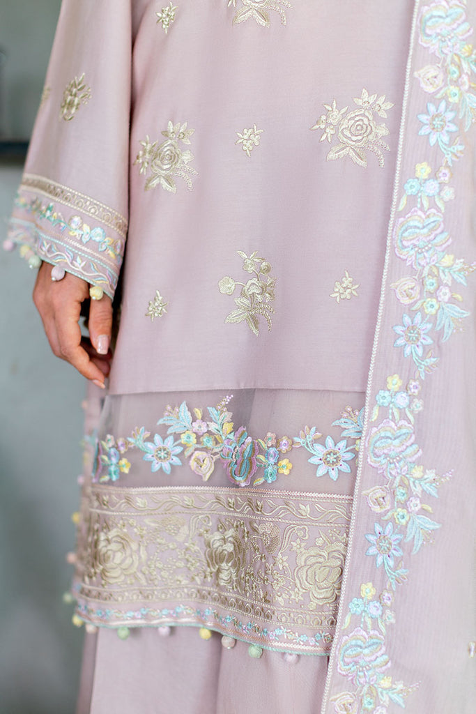Cross Stitch | Cotton Satin 25 | BLOSSOM TINT - Ladies Clothes - Maria Faisal