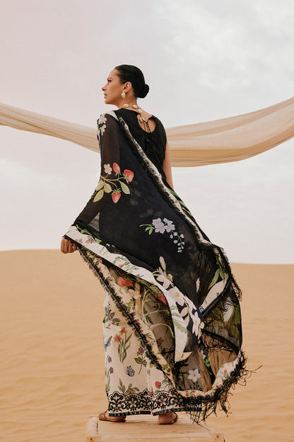 Saira Rizwan | Luxury Lawn 26 | DIARA-SRL26-07 - Dress - available at Maria Faisal in UK and USA.