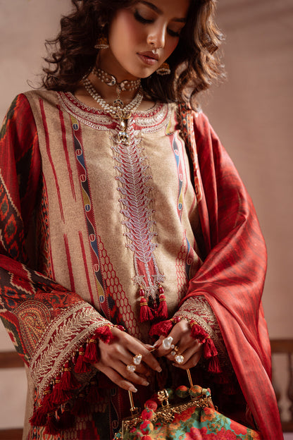 Saira Rizwan | Ramadan Edit 26 | KYRA- SRRSP-26-01 - Dress - available at Maria Faisal in UK and USA.
