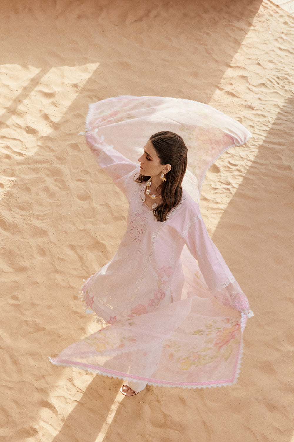 Saira Rizwan | Luxury Lawn 26 | HAYAM-SRL26-05 - Dress - available at Maria Faisal in UK and USA.