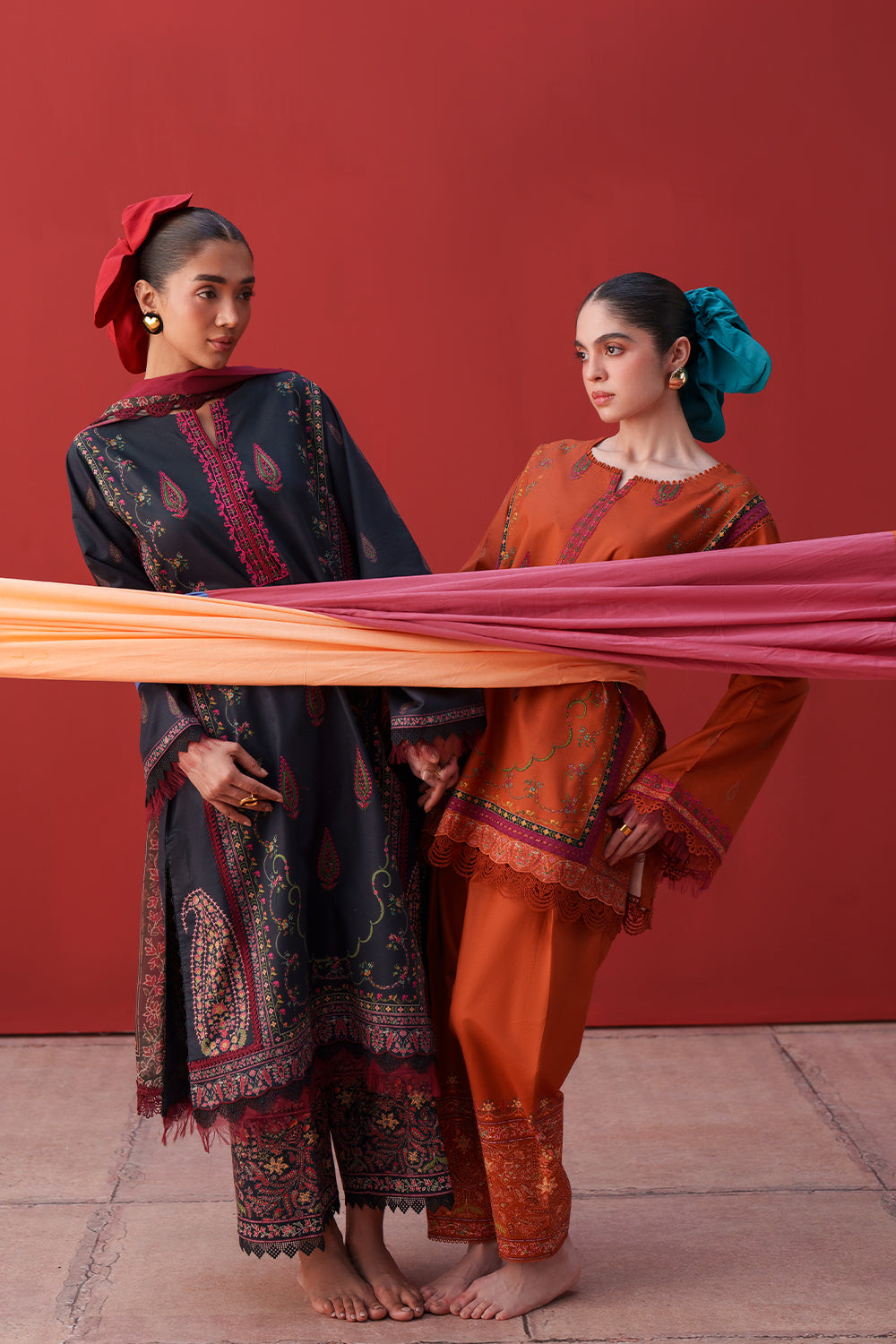 Saira Rizwan | Laanem SS 26 | AZAI-B-SRL26-03 - Luxury Dress - available at Maria Faisal in UK and USA.