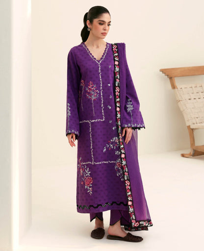Republic Womenswear | Basics Pre Fall 25 | Violette - Formal Dress - available at Maria Faisal in UK and USA.