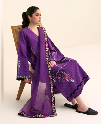 Republic Womenswear | Basics Pre Fall 25 | Violette - Formal Dress - available at Maria Faisal in UK and USA.