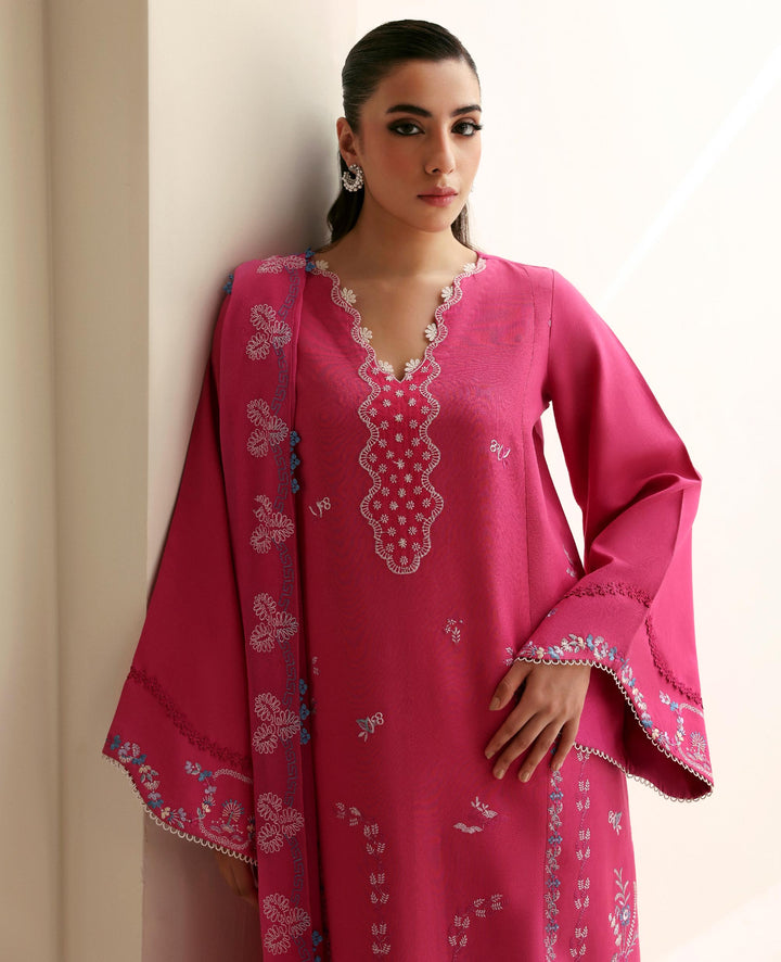 Republic Womenswear | Basics Pre Fall 25 | Florine - Formal Dress - available at Maria Faisal in UK and USA.