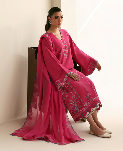 Republic Womenswear | Basics Pre Fall 25 | Florine - Formal Dress - available at Maria Faisal in UK and USA.