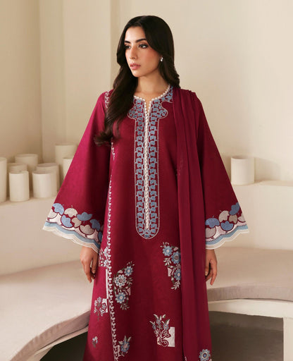 Republic Womenswear | Basics Pre Fall 25 | Fleurine - Formal Dress - available at Maria Faisal in UK and USA.