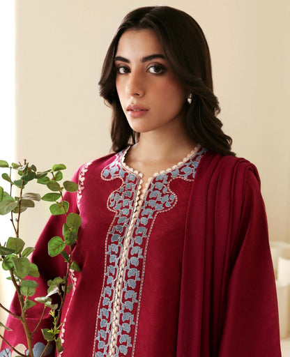 Republic Womenswear | Basics Pre Fall 25 | Fleurine - Formal Dress - available at Maria Faisal in UK and USA.