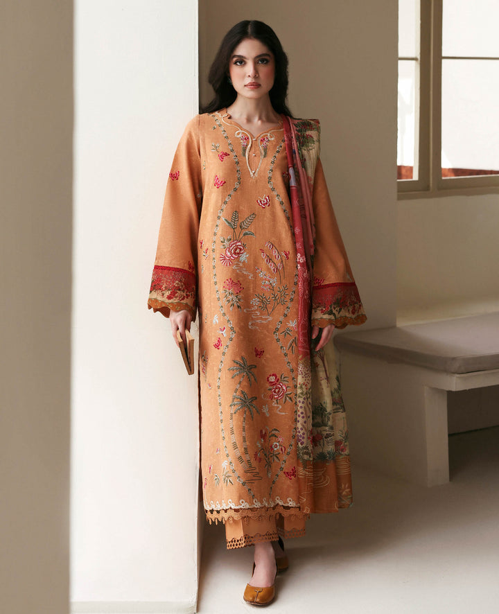 Republic Womenswear | Basics Pre Fall 25 | Orlane - Formal Dress - available at Maria Faisal in UK and USA.