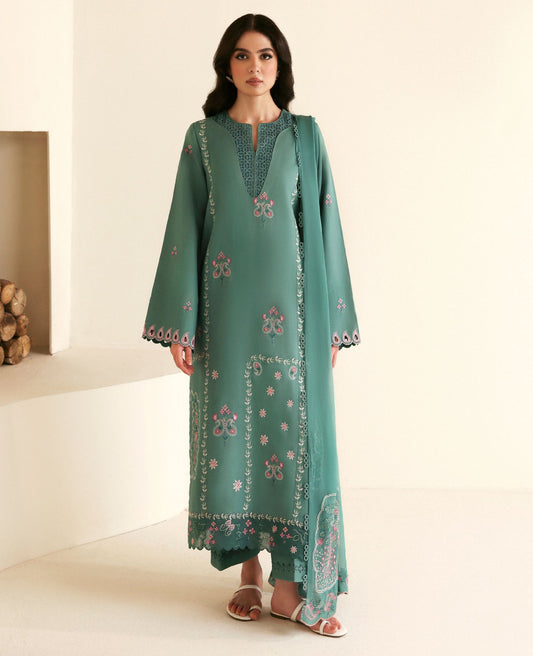 Republic Womenswear | Basics Pre Fall 25 | Solene - Formal Dress - available at Maria Faisal in UK and USA.