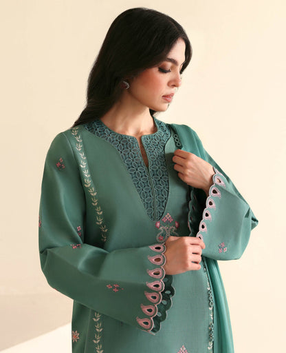 Republic Womenswear | Basics Pre Fall 25 | Solene - Formal Dress - available at Maria Faisal in UK and USA.