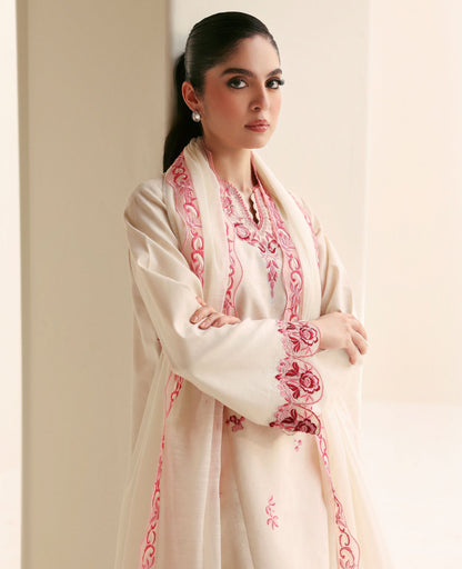 Republic Womenswear | Basics Pre Fall 25 | Camelia - Formal Dress - available at Maria Faisal in UK and USA.