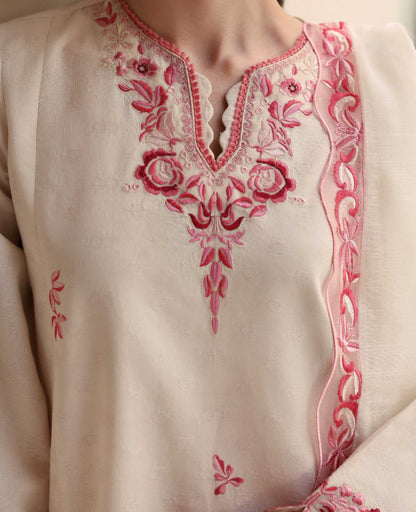 Republic Womenswear | Basics Pre Fall 25 | Camelia - Formal Dress - available at Maria Faisal in UK and USA.