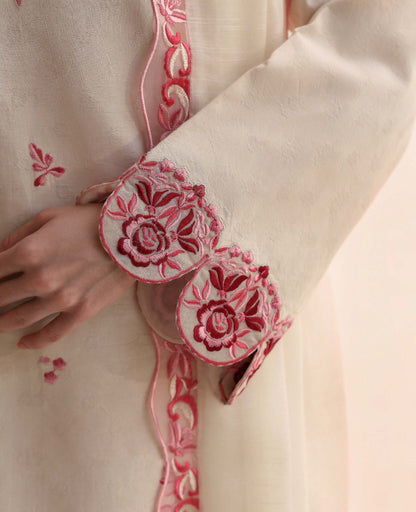 Republic Womenswear | Basics Pre Fall 25 | Camelia - Formal Dress - available at Maria Faisal in UK and USA.